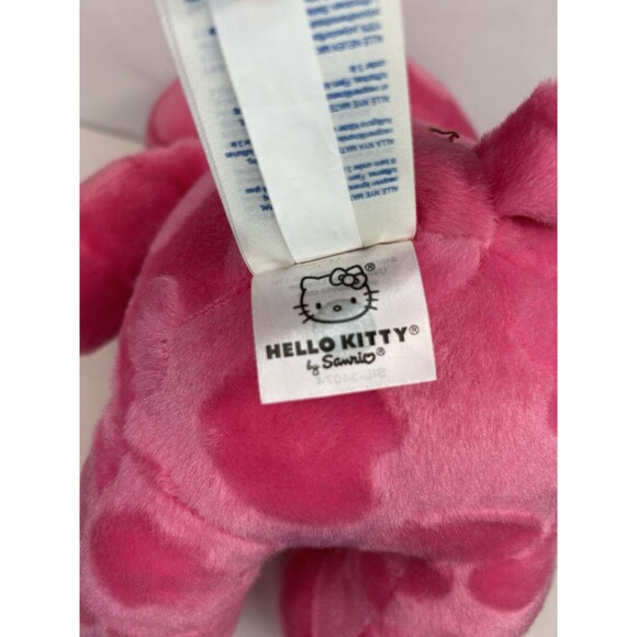 Hello Kitty Build-A-Bear Valentine's Day Pink Hearts Plush 2013 - No Bow - Picture 10 of 11